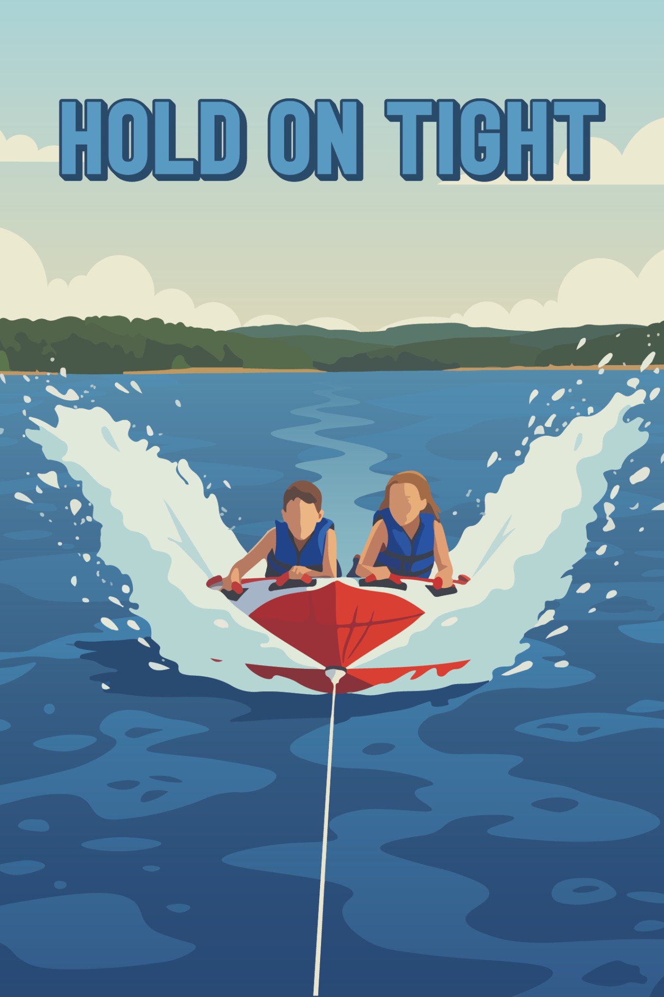 Hold On Tight custom tubing artwork